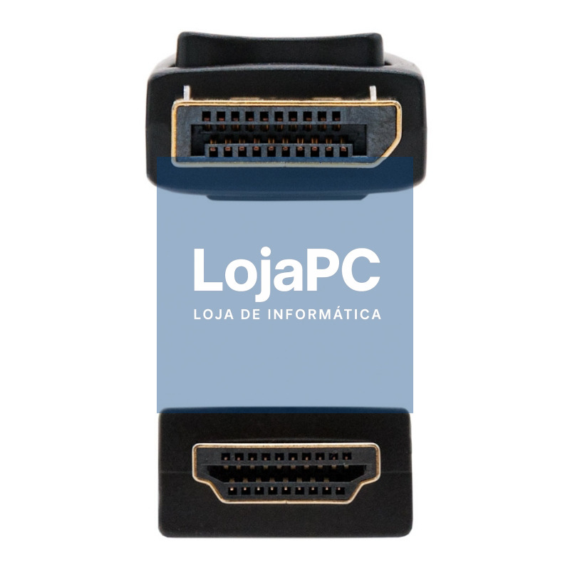 Nanocable Cable Conversor DP a HDMI 3 M Negro — imagem 2