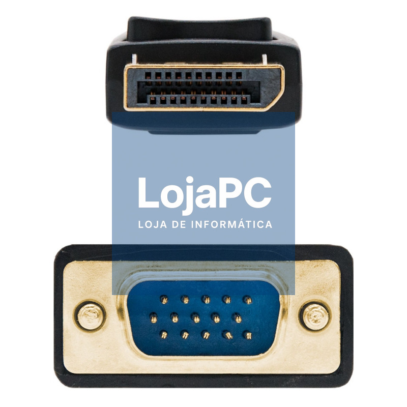 Nanocable Cable Conversor DP a VGA negro, 2 M — imagem 3