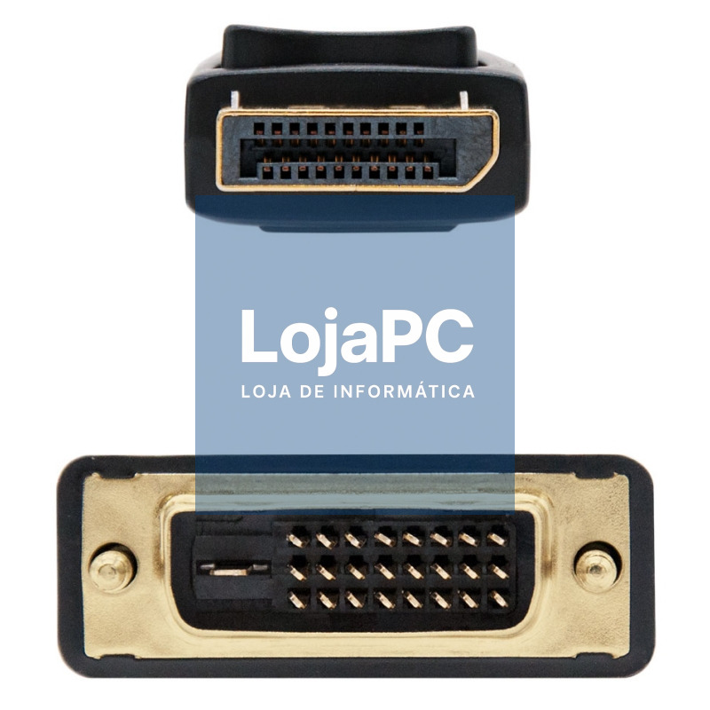 Nanocable Cable Conversor DP a DVI 2 M Negro — imagem 3