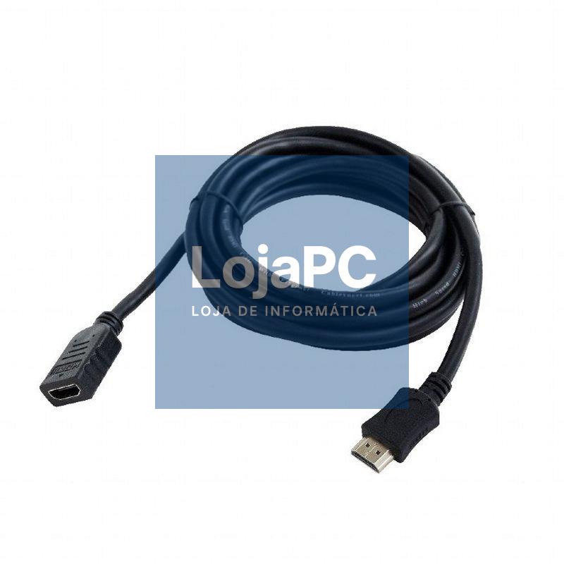 Gembird Cable HDMI (M)-(H) Ethernet 1.8 Mts Ngr