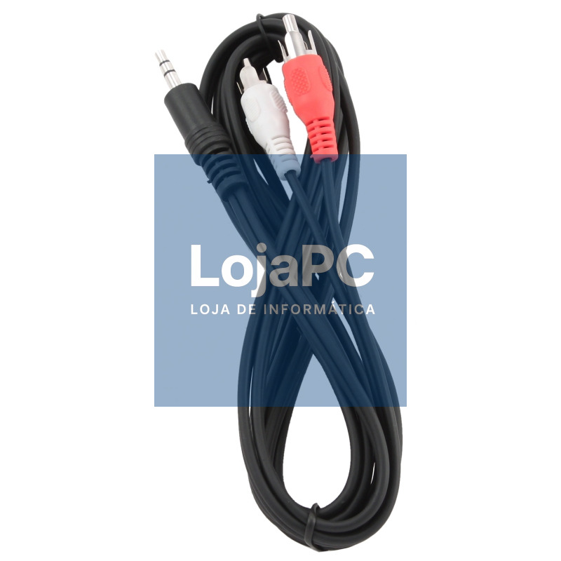 Gembird Cable Audio 3.5mm(M) a 2 RCA(M) 2.5 Mts — imagem 2