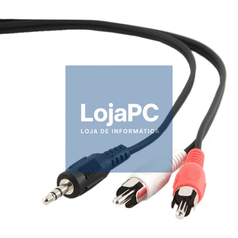 Gembird Cable Audio 3.5mm(M) a 2 RCA(M) 2.5 Mts