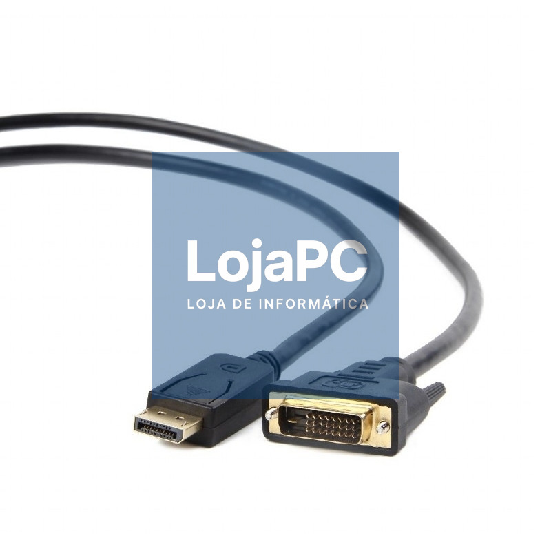 Gembird Adaptador DisplayPort (M) a DVI (M) 1 Mts