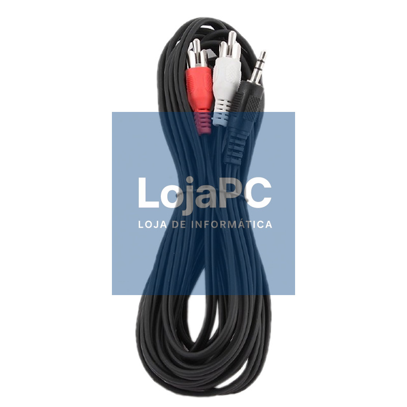 Gembird Cable Audio MJACK RCA M/M 5 Mts — imagem 5