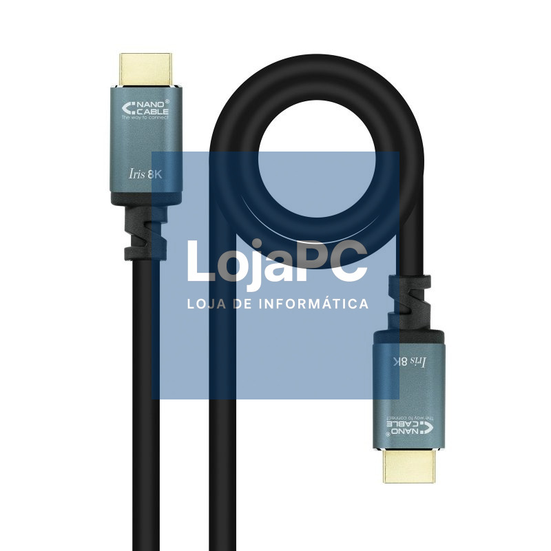 Nanocable Cable HDMI 2.1 IRIS 8K M/M, 2 metros