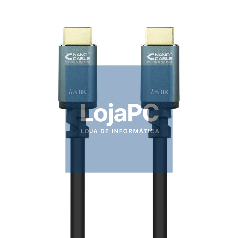 Nanocable Cable HDMI 2.1 IRIS 8K M/M, 2 metros — imagem 3