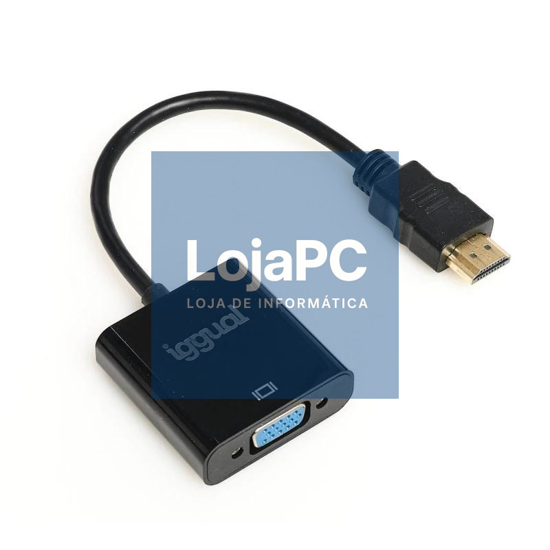 iggual Adaptador HDMI a VGA + audio (3.5 mm) — imagem 3