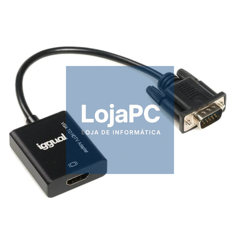 iggual Adaptador VGA a HDMI + audio + microUSB — imagem 3