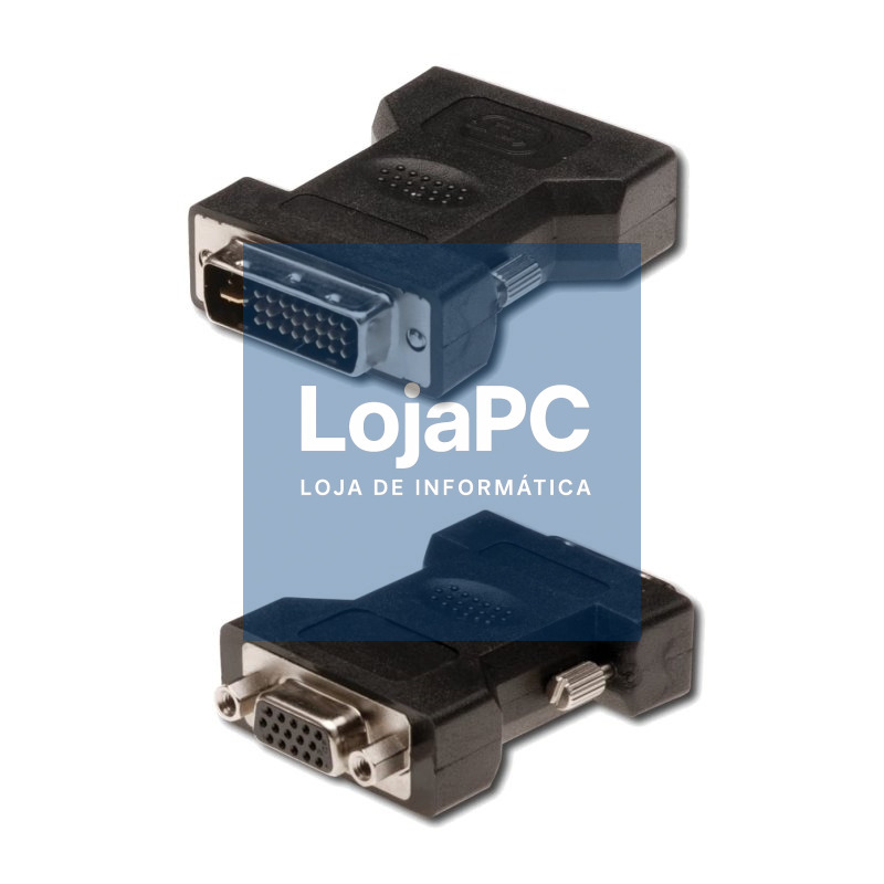 Ewent Adaptador DVI-I 24+5 macho A VGA-F
