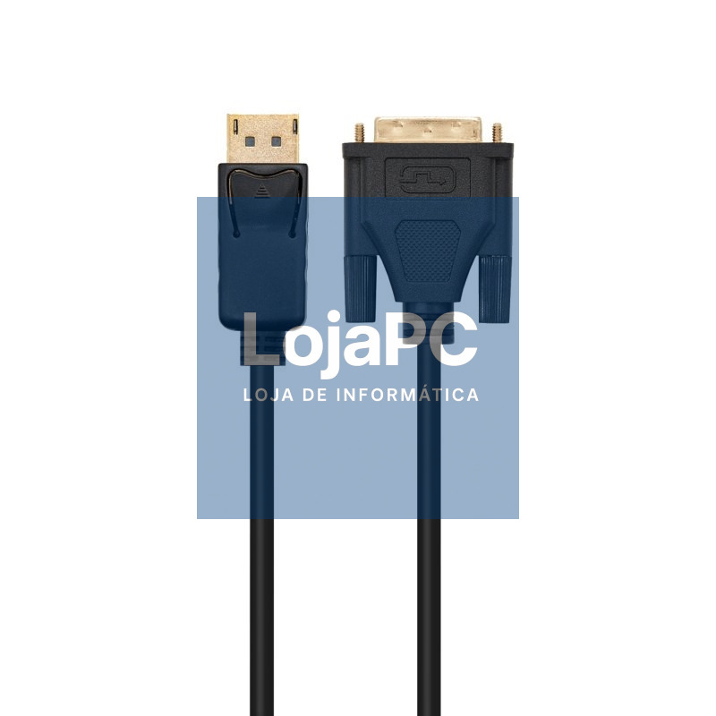 Ewent Cable Displayport A DVI-D 24+1, 1.2 - 1,8mt