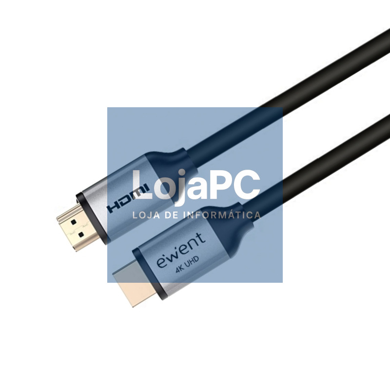 Ewent Cable HDMI 2.0 4K, Ethernet 1,8m