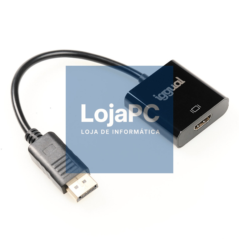 iggual Adaptador DisplayPort (M) a HDMI (H)