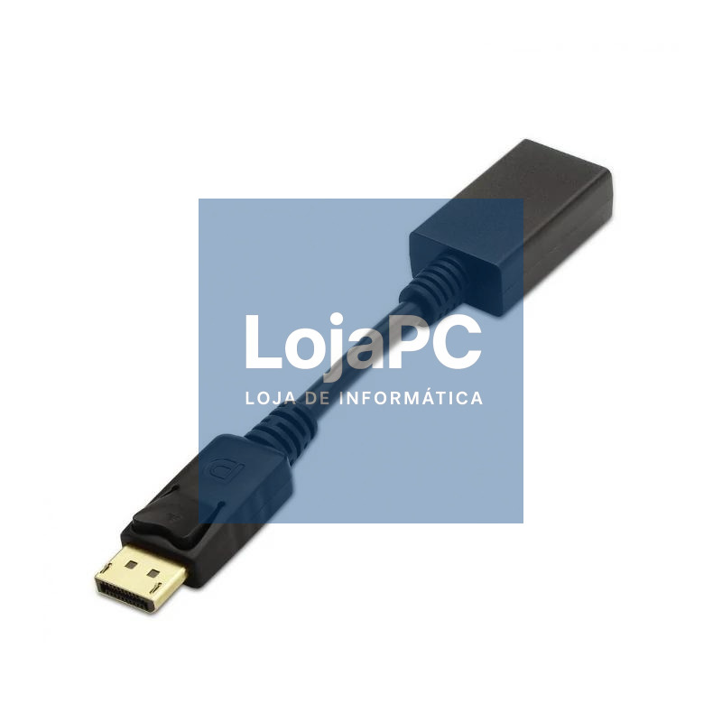 Aisens Conversor DISPLAYPORT/M-HDMI A/H negro 15cm