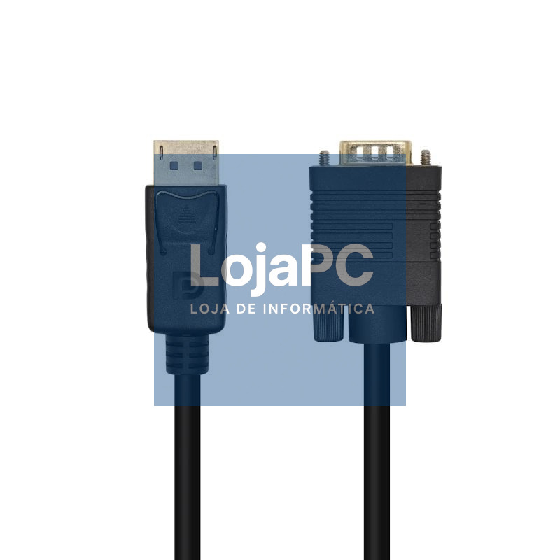 Aisens Conversor DP/M-VGA/M negro 2.0m