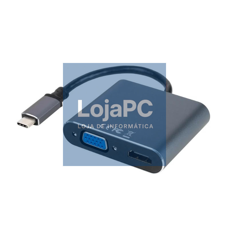 Nanocable Converosr USB-C a HDMI/VGA/USB3.0/PD — imagem 3
