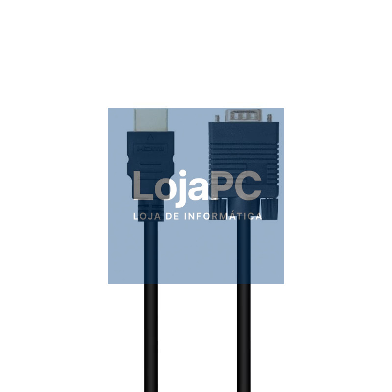 Nanocable Conversor HDMI a VGA M-M, 1.8 m Negro — imagem 2