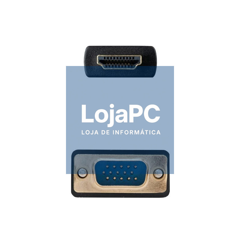Nanocable Conversor HDMI a VGA M-M, 1.8 m Negro — imagem 3