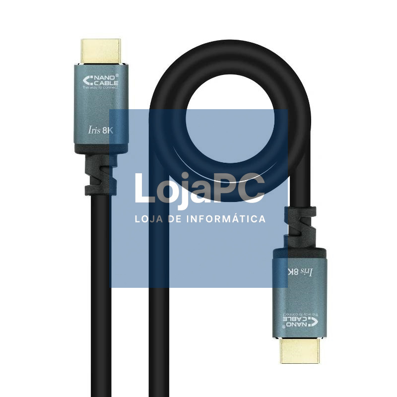 Nanocable Cable HDMI 2.1 IRIS 8K M-M 10 metros