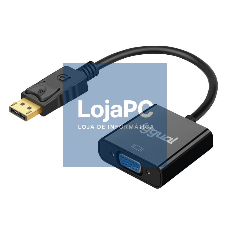 iggual Adaptador DisplayPort (M) a VGA (H)