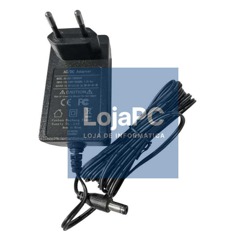 iggual Adaptador corriente AC/DC 12V 3A monitor