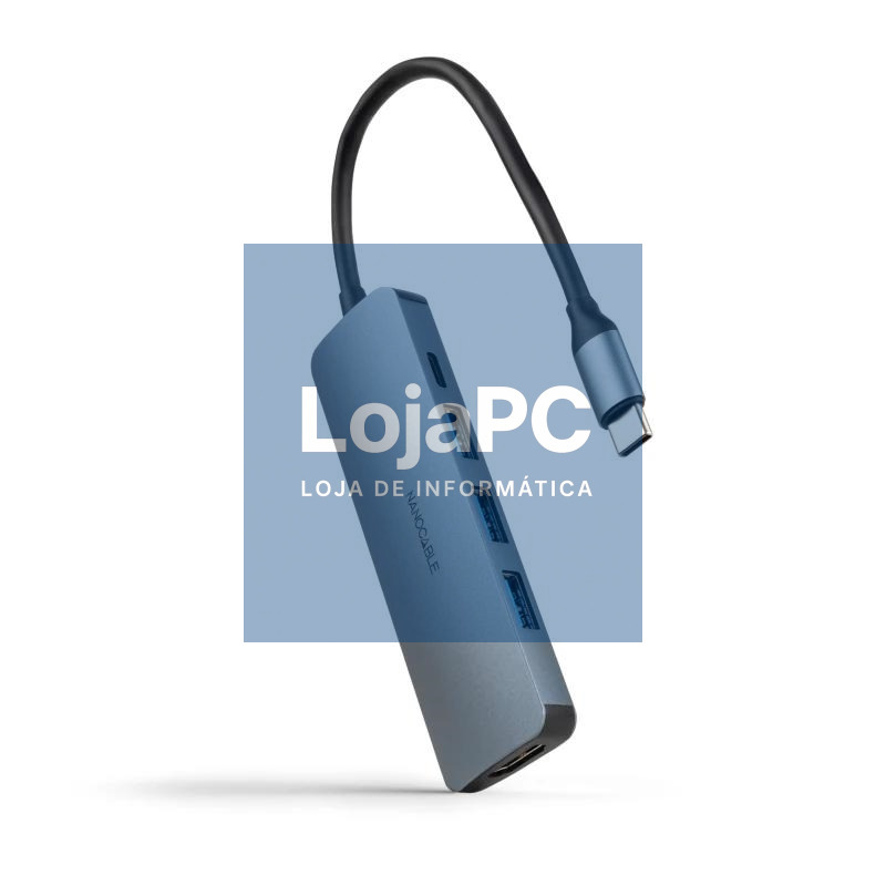 Nanocable Hub USB-C 3xUSB-A+HDMI+USB-C PD