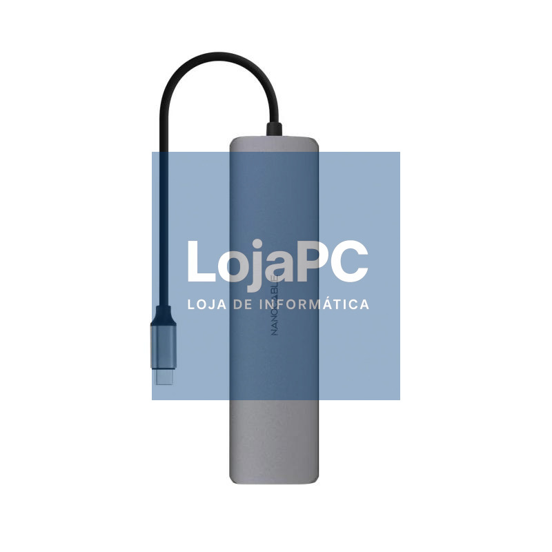 Nanocable Hub 8en1 USB-A+USB-C+HDMI+USB-C PD+Jack — imagem 3