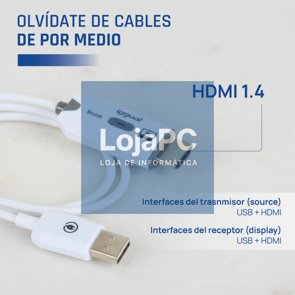 iggual Transmisor y receptor HDMI FHD inalámbrico — imagem 5