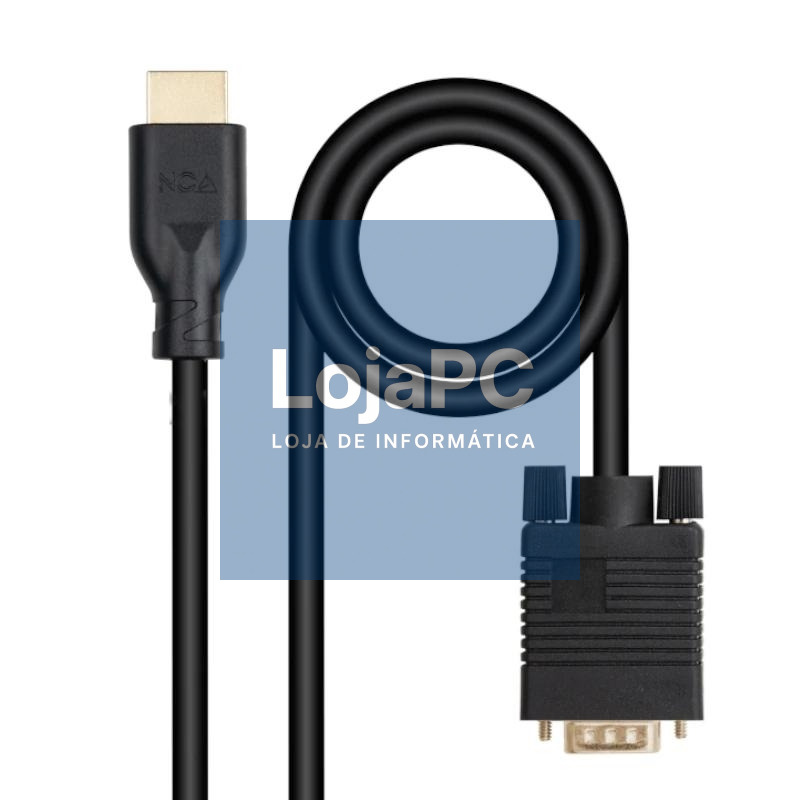 Nanocable Cable Conversor VGA a HDMI M-M 1,8 m