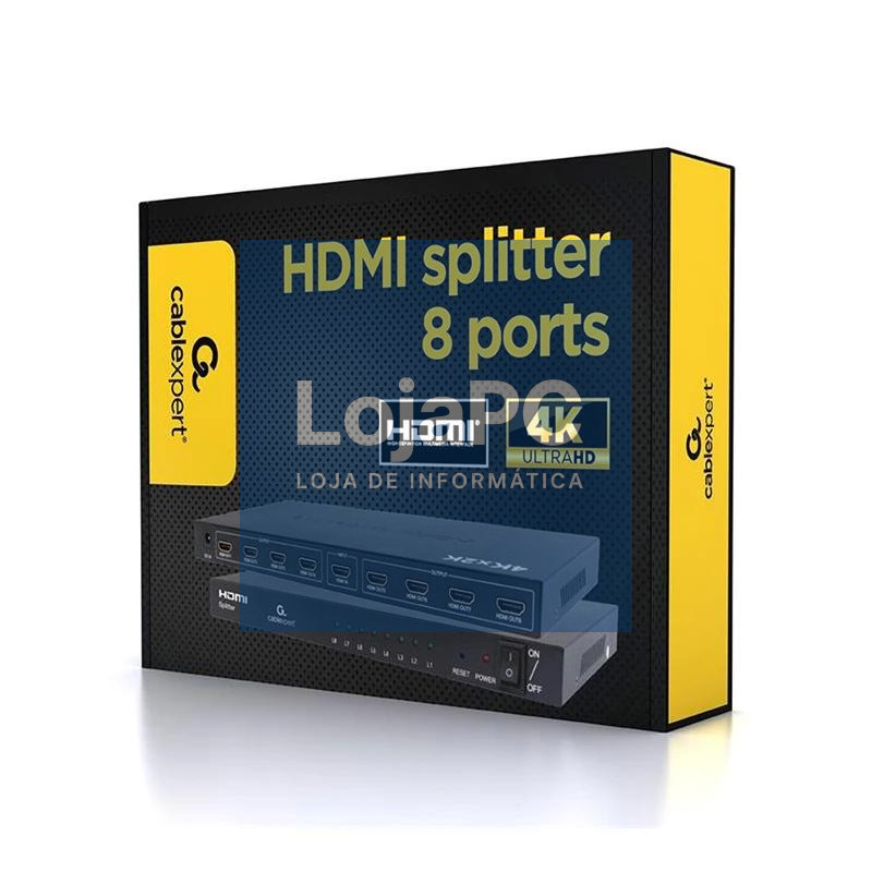 Gembird Divisor HDMI de 8 puertos Admite vídeo 3D — imagem 2