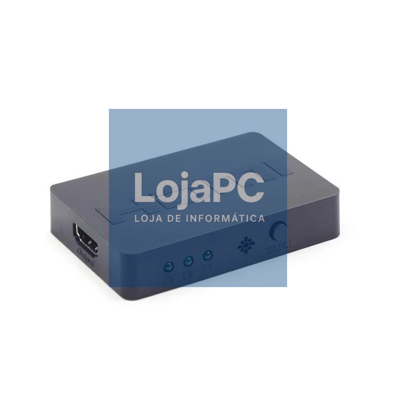 Gembird Switch con interface HDMI, 3 puertos