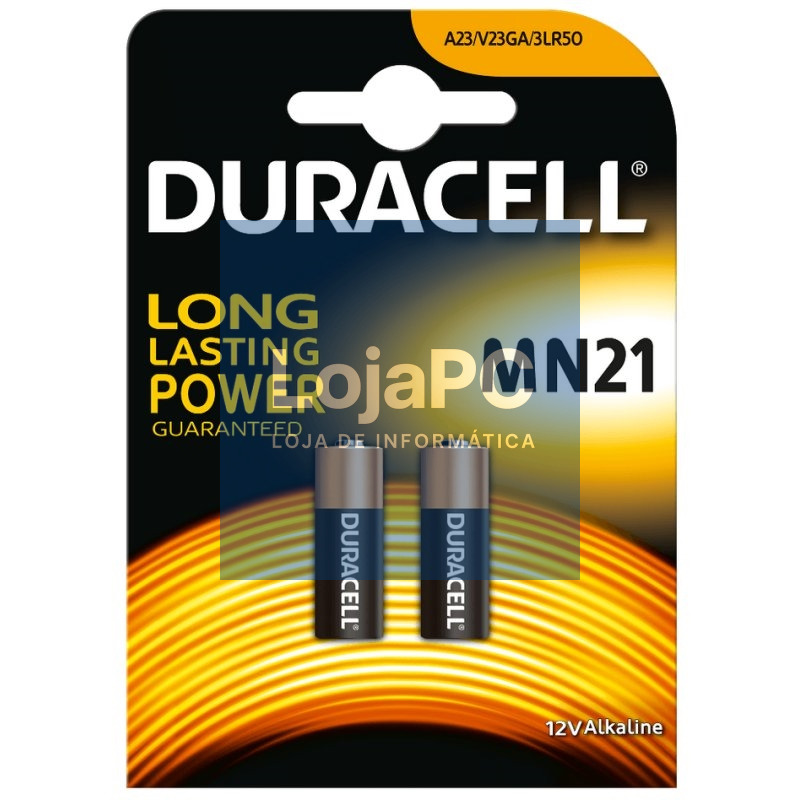 Duracell Pila Alcalina MN21 LR23A 12V Blister*2