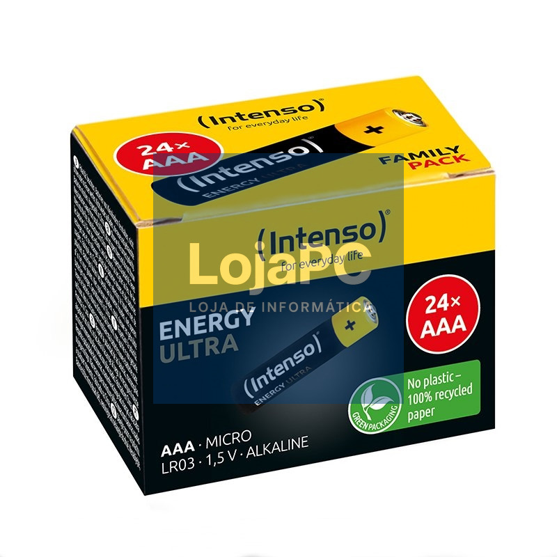 Intenso Pila Alcalina energy ultra AAALR03 Box-24