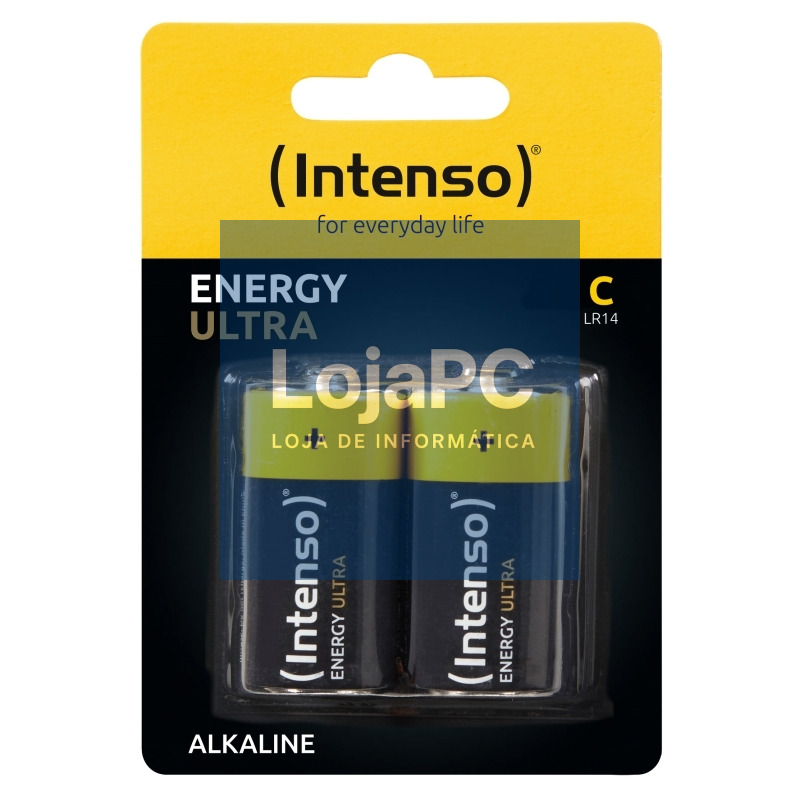 Intenso Pila Alcalina energy ultra CLR14 Pack-2
