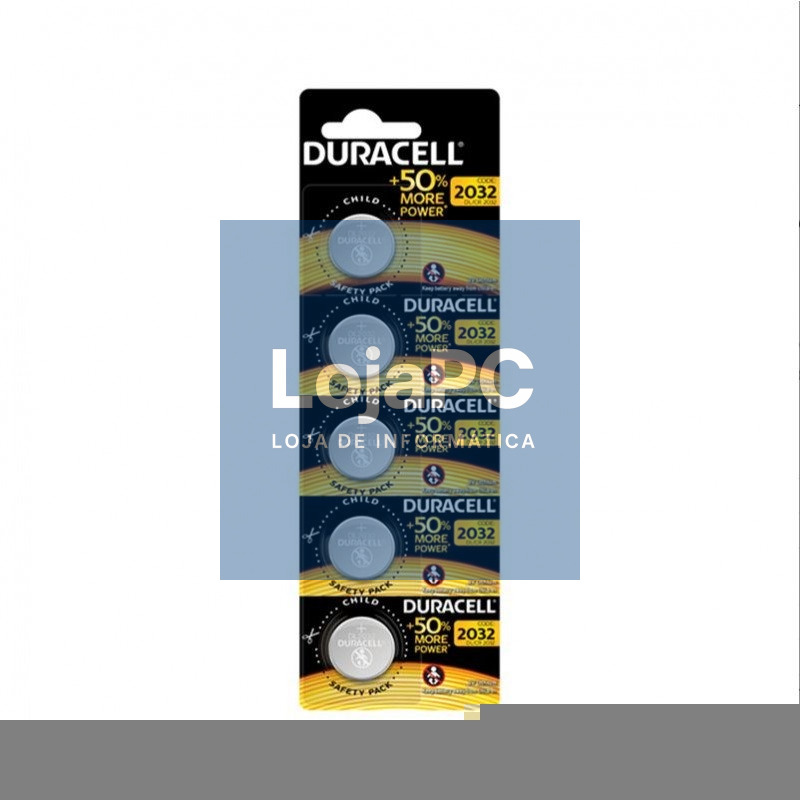 Duracell Pila Boton Litio CR2032 3V BLISTER*5