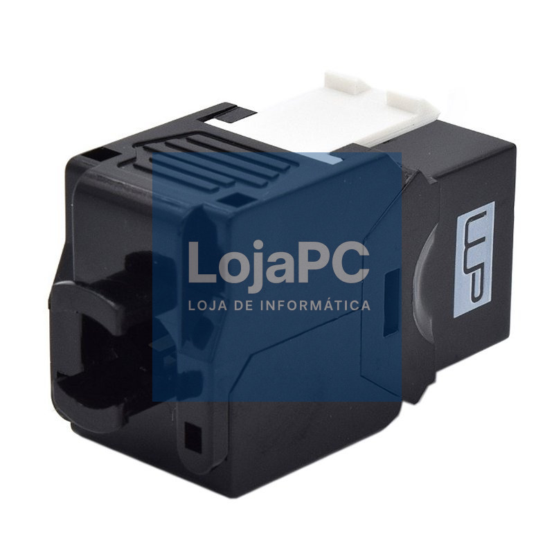 WP Keystone Cat. 6a UTP RJ45/Hembra Negro — imagem 2