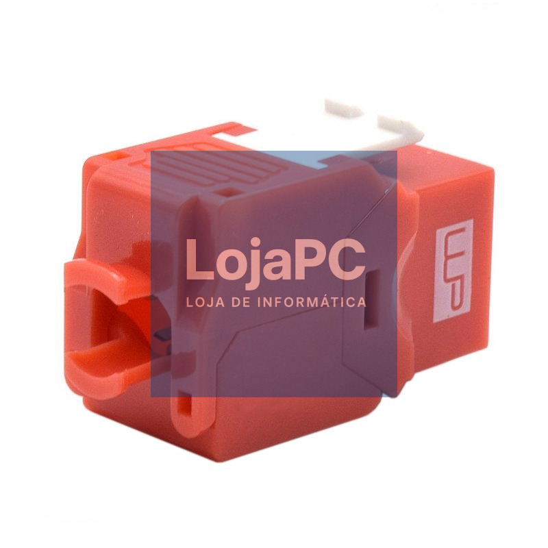 WP Keystone Cat. 6a UTP RJ45/Hembra Rojo — imagem 2