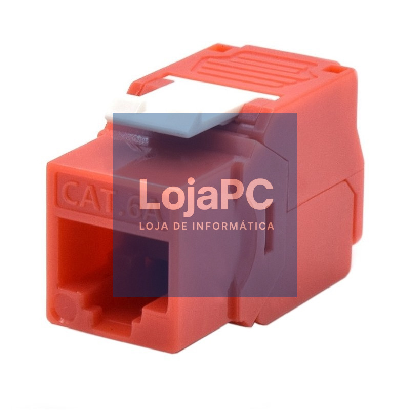 WP Keystone Cat. 6a UTP RJ45/Hembra Rojo