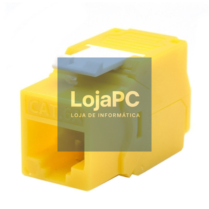 WP Keystone Cat. 6a UTP RJ45/Hembra Amarillo