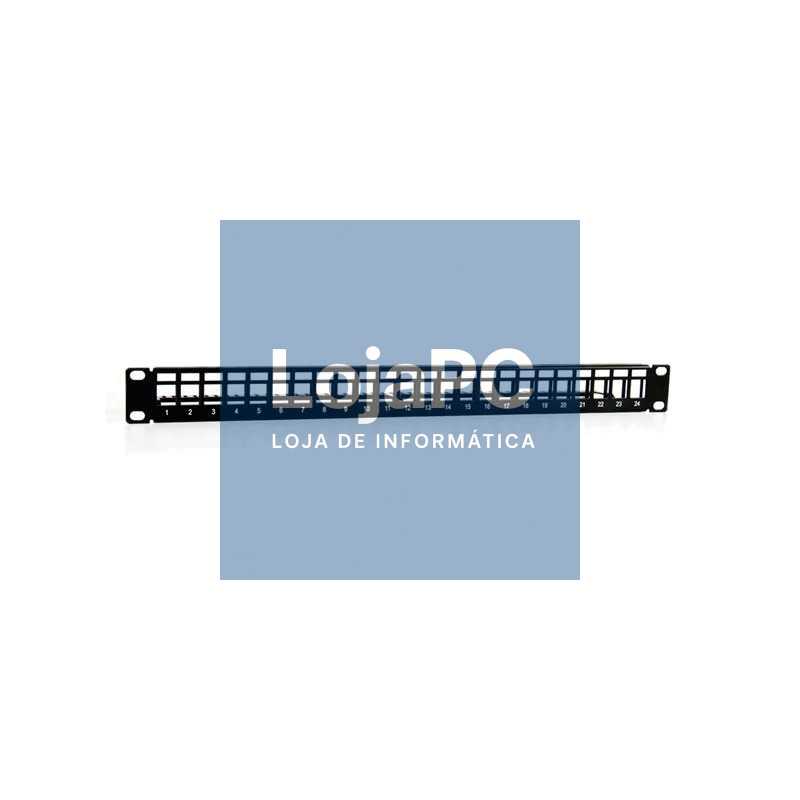 2LAN Patch Panel 19" Vacio 24 Puertos UTP