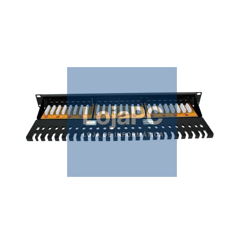 2LAN Patch Panel 19" CAT6A 24 Puertos UTP — imagem 3