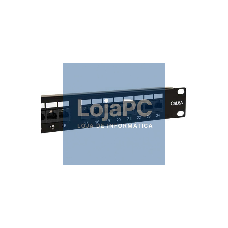 2LAN Patch Panel 19" CAT6A 24 Puertos UTP — imagem 2