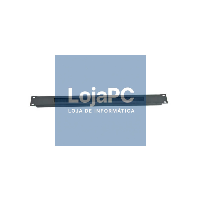 2LAN Panel Pasacables de Cepillo 19" 1U Metal