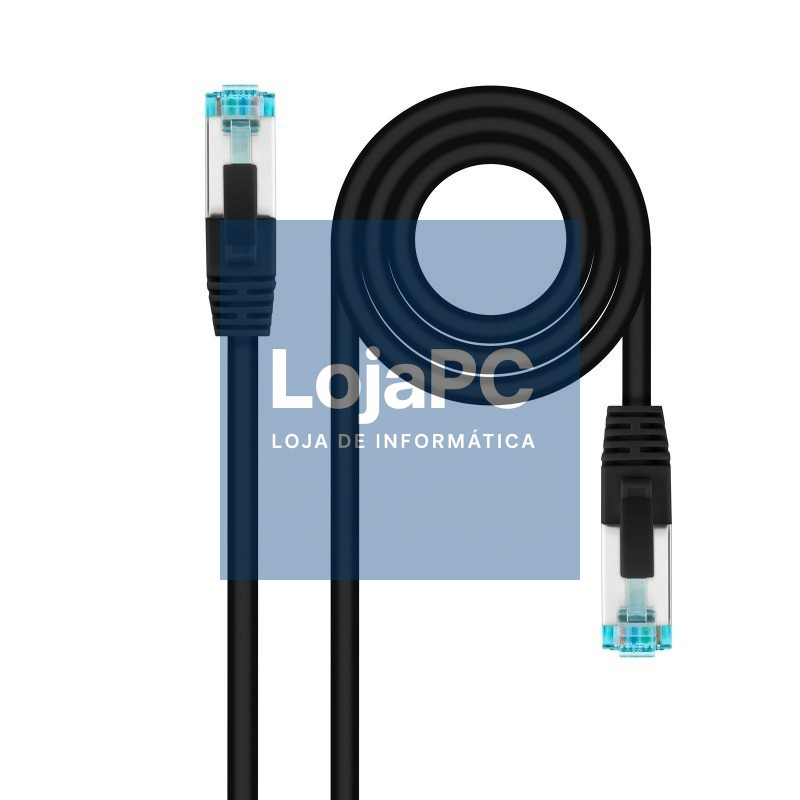 Nanocable Latiguillo Cat. 7 LSZH/SFTP 2M Negro