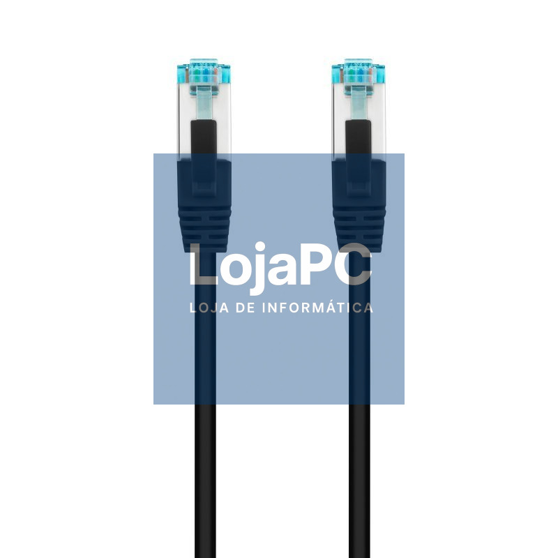 Nanocable Latiguillo Cat. 7 LSZH/SFTP 2M Negro — imagem 2