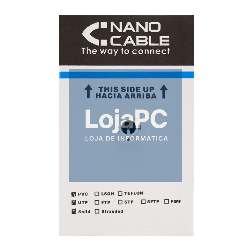 Nanocable Bobina RJ45 CAT5E UTP Flexible 305Mts — imagem 3