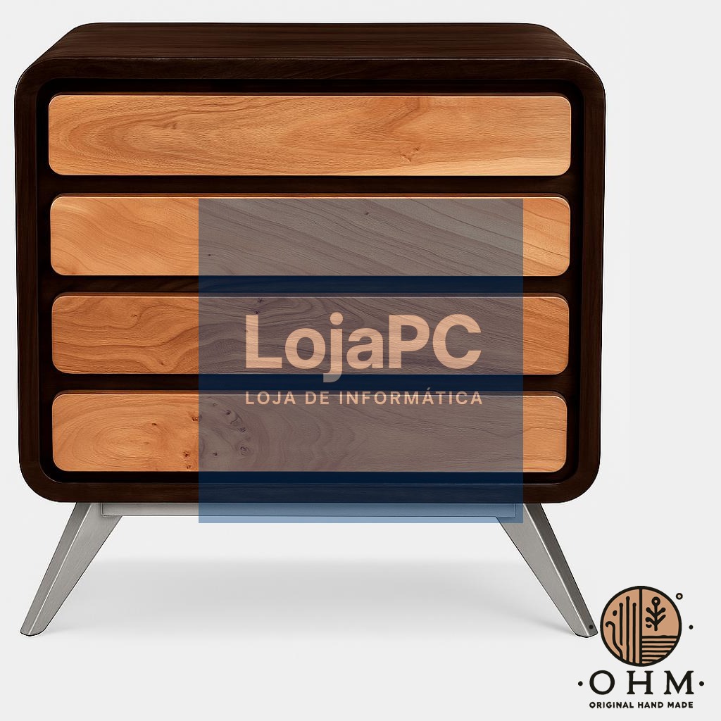 Mesa de cabeceira Retro Industrial