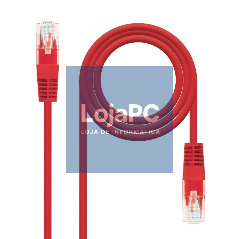 Nanocable Latiguillo Categoria 6 UTP 1 M Rojo
