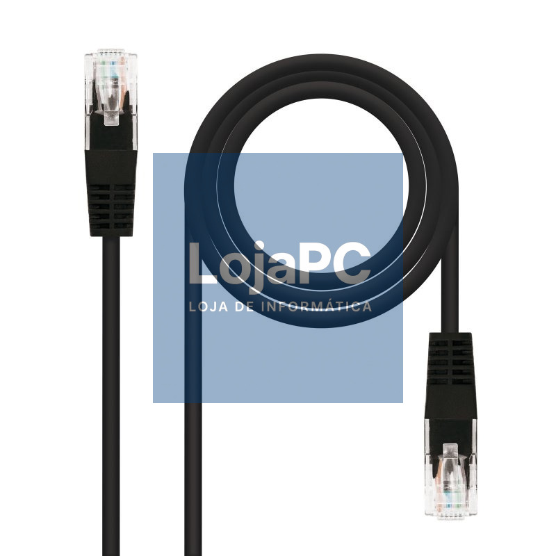 Nanocable Latiguillo Categoria 6 UTP 2 M Negro
