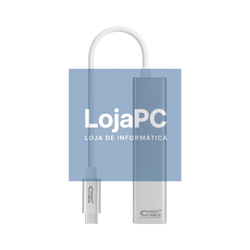 Nanocable Conversor USB-C Ethernet +3xUSB 3.0 — imagem 3