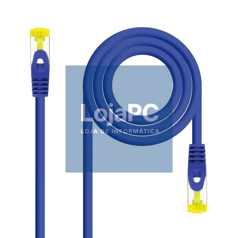 Nanocable Latiguillo Cat. 6A LSZH/SFTP 2M Azul